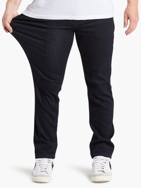 Mugsy Men's Classic Jeans Slim Fit in Darkest Blues Size 30 x 30